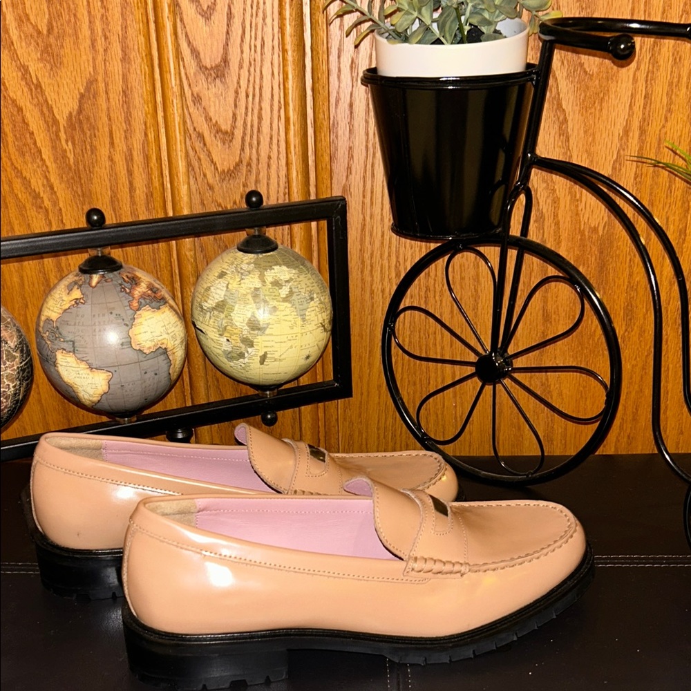 Free People Tan Leather Loafers - Picture 6 of 17